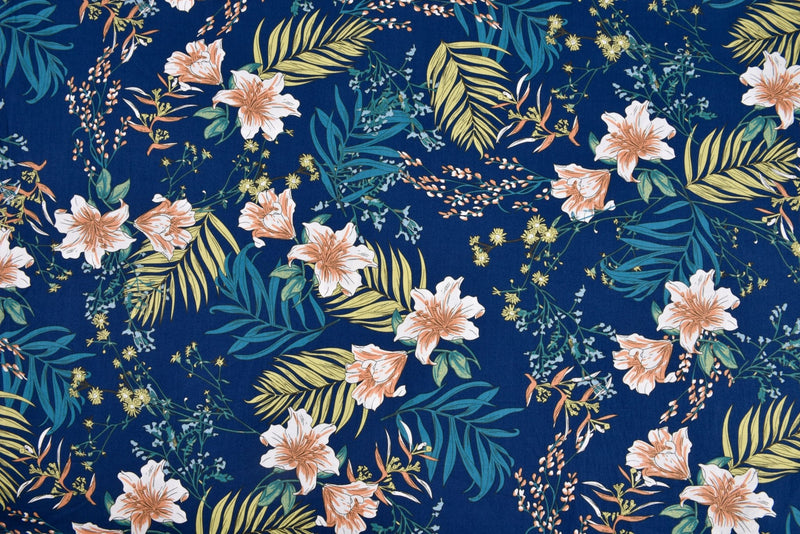 tiger lily fabric 100% Cotton Loom Line Tiger Lily Fabric