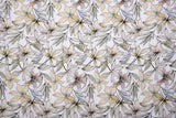 100% Cotton Loom Line+ Tuscan Sketch Lily Print Fabric – 900 - G.k Fashion Fabrics