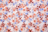 100% Cotton Loom Line Wild Clematis Print Fabric – 8410 - G.k Fashion Fabrics