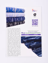 10oz Washed Cotton Denim Distressed Jacquard Fabric – Combed & Mercerized - 7425 - G.k Fashion Fabrics