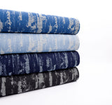 10oz Washed Cotton Denim Distressed Jacquard Fabric – Combed & Mercerized - 7425 - G.k Fashion Fabrics