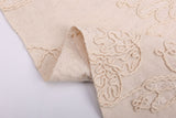11 oz Natural Cotton Corded Embroidery Bull Denim Fabric, Unbleached Heavyweight Cotton - G.k Fashion Fabrics