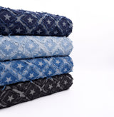 11 oz Washed Denim Jacquard Galaxy Stars Fabric – Combed & Mercerized – 7424 - G.k Fashion Fabrics