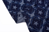 11 oz Washed Denim Jacquard Galaxy Stars Fabric – Combed & Mercerized – 7424 - G.k Fashion Fabrics