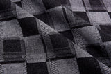 11oz Washed Cotton Denim Checkerboard Jacquard Fabric – Combed & Mercerized - 7428 - G.k Fashion Fabrics