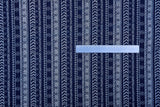 12 oz Washed Denim Jacquard Fabric, Combed & Mercerized Cotton Vintage Bohemian - G.k Fashion Fabrics