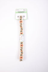 20mm Floral Boho Pattern Woven Webbing Trim - G.k Fashion Fabrics
