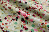 21W Cotton Spandex Corduroy Printed – Abstract Dot Pattern Fabric - 319 - G.k Fashion Fabrics