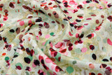 21W Cotton Spandex Corduroy Printed – Abstract Dot Pattern Fabric - 319 - G.k Fashion Fabrics