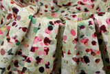 21W Cotton Spandex Corduroy Printed – Abstract Dot Pattern Fabric - 319 - G.k Fashion Fabrics