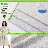 100% Cotton Loom Line Boutique Meadow Trail Print Fabric –  8396
