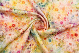 23 Momme Stretch Bamboo Silk Blend Fabric – Abstract Monet Floral Print - 7247 - G.k Fashion Fabrics