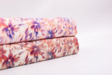23 Momme Stretch Bamboo Silk Blend Fabric – Kaleidoscope Floral Watercolor Print - 7247 - G.k Fashion Fabrics