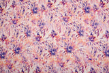 23 Momme Stretch Bamboo Silk Blend Fabric – Kaleidoscope Floral Watercolor Print - 7247 - G.k Fashion Fabrics