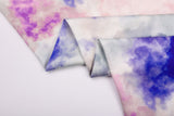 23 Momme Stretch Bamboo Silk Blend Fabric – Watercolor Tie-Dye Print - 7247 - G.k Fashion Fabrics