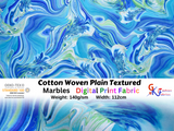 Cotton Woven Plain Textured Marbles  Digital Print Fabric - D#5