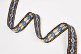 32mm Ethnic Boho Jacquard Woven Webbing Trim - G.k Fashion Fabrics