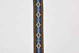 32mm Ethnic Boho Jacquard Woven Webbing Trim - G.k Fashion Fabrics