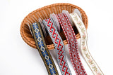 32mm Ethnic Boho Jacquard Woven Webbing Trim - G.k Fashion Fabrics