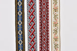 32mm Ethnic Boho Jacquard Woven Webbing Trim - G.k Fashion Fabrics