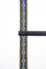 32mm Ethnic Boho Jacquard Woven Webbing Trim - G.k Fashion Fabrics