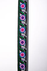 50mm Heritage Folk Floral Jacquard Waistband Webbing - G.k Fashion Fabrics