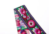 50mm Heritage Folk Floral Jacquard Waistband Webbing - G.k Fashion Fabrics