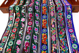 50mm Heritage Folk Floral Jacquard Waistband Webbing - G.k Fashion Fabrics