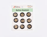 Gold Filigree Resin Buttons - #27