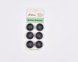 Contrast Stitch Resin Buttons - #33