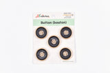Metal Cross Detail Buttons- #37