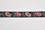 35 mm Ethnic Floral  Woven Webbing Trim