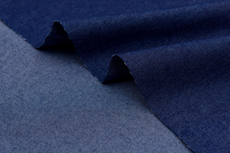 4.8 oz Cotton Stretch Denim Chambray Fabric Light Weighted Stretch Denim Fabric/56 Inches Wide