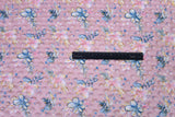 Minky Dots Fleece Flower Digital  Print Fabric - 6026