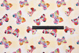 Quilted Cotton Woven Plain Textured Butterflies  Digital Print Fabric - D#22