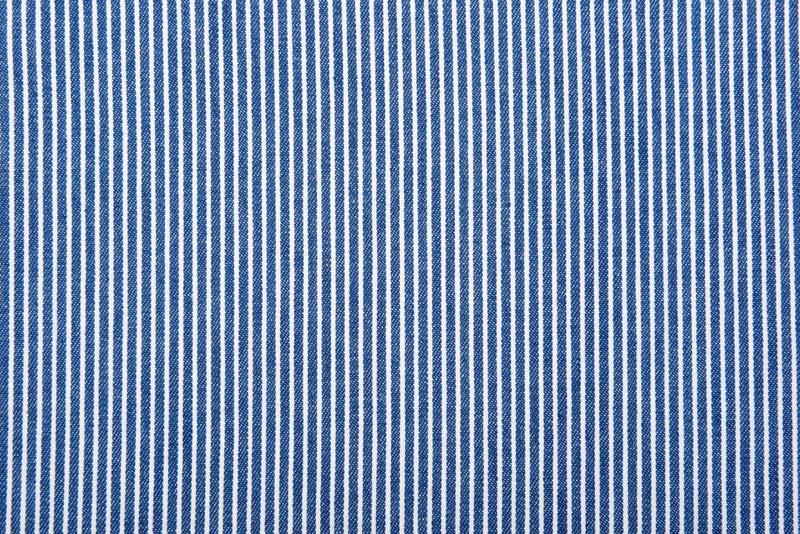 8oz Anthracite Stripe Washed Denim Fabric - G.k Fashion Fabrics