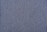 8oz Anthracite Stripe Washed Denim Fabric - G.k Fashion Fabrics