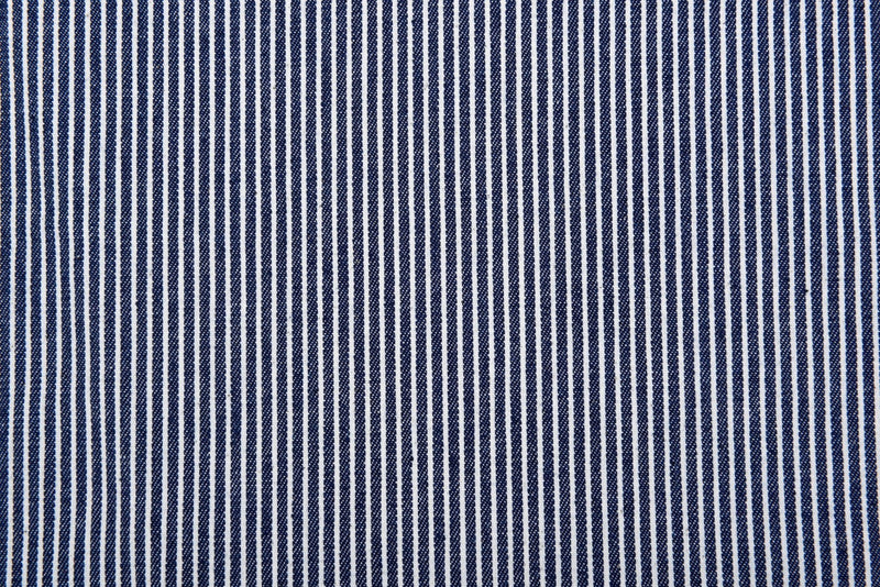 8oz Anthracite Stripe Washed Denim Fabric - G.k Fashion Fabrics