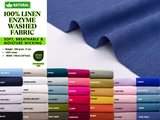 7oz Enzyme Washed Linen Fabric -7764/6523