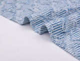 9oz Washed Frayed Anthracite Denim Jacquard Fabric – Combed & Mercerized - 7436 - G.k Fashion Fabrics