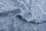 9oz Washed Frayed Anthracite Denim Jacquard Fabric – Combed & Mercerized - 7436 - G.k Fashion Fabrics