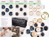 Iridescent Pearl Swirl Buttons- #38