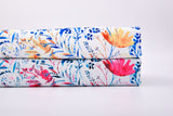 Double Layer Soft Crepe Stretch Wildflower Reverie Print Fabric-2356