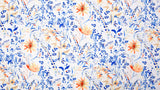 Double Layer Soft Crepe Stretch Wildflower Reverie Print Fabric-2356