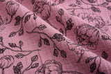Cotton Double Gauze Vintage Floral Print
