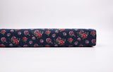 Petite Vintage Rose  Print -  Washed Cotton Denim Chambray Fabric-20993