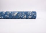 Summer Island Print -  Washed Cotton Denim Chambray Fabric-20998