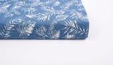 Summer Island Print -  Washed Cotton Denim Chambray Fabric-20998