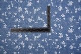 Allover Sprig Print -  Washed Cotton Denim Chambray Fabric - 20996