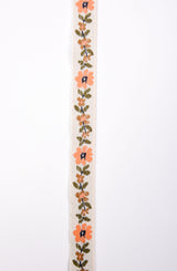 20mm Floral Boho Pattern Woven Webbing Trim